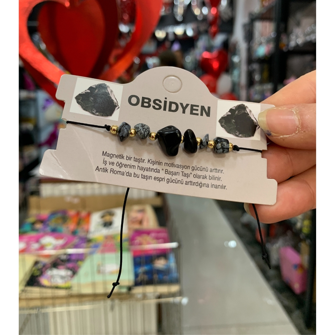 Toptan%20Obsidyen%20Doğal%20Taş%20Bileklik