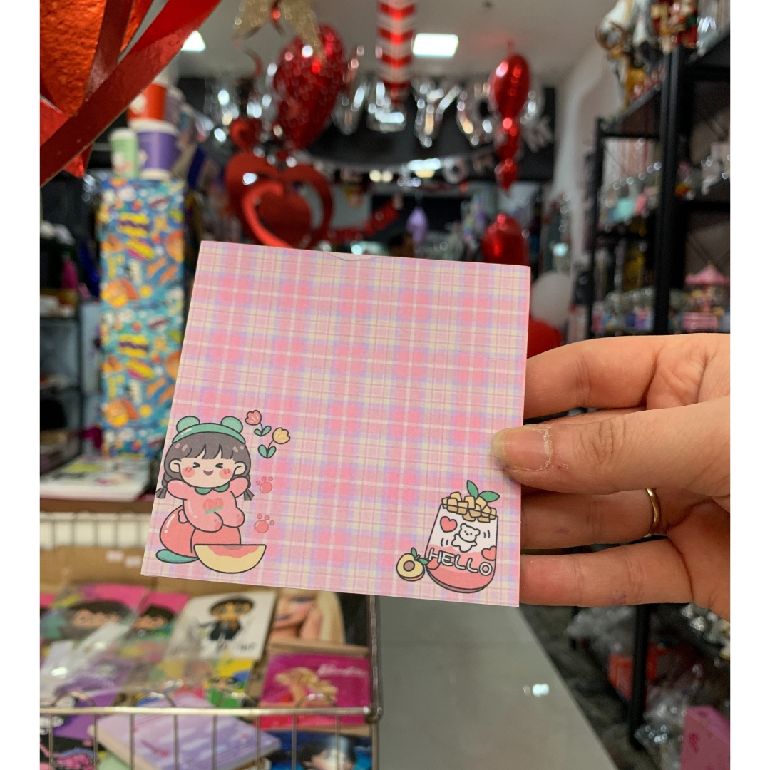 Toptan%20Kawaii%20Tasarımlı%20Memopad%20Kare%20Not%20Defteri