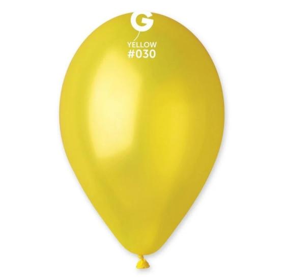 Toptan Gemar 12/11’’ Metalik Sarı Balon 100lü