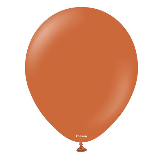 Toptan Kalisan 12’’ Retro Yanık Turuncu Balon 100lü