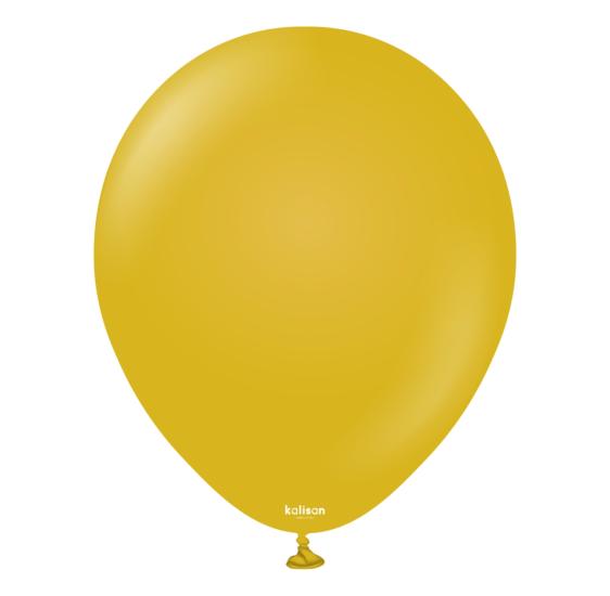 Toptan Kalisan 12’’ Retro Zerdeçal Balon 100lü