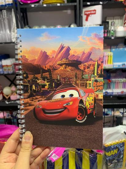 Toptan Arabalar Spiralli Çizgili Defter