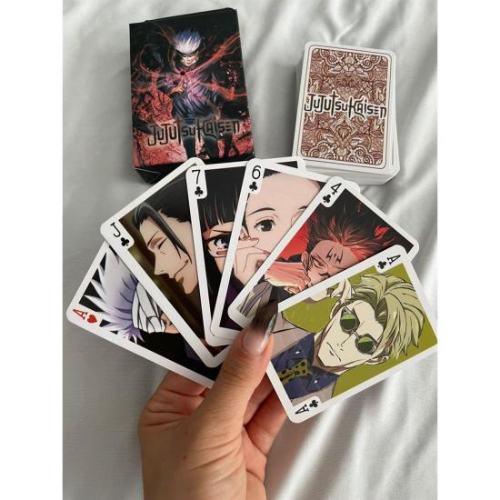 Toptan Anime Jujutsu Kaisen İskambil Kartı