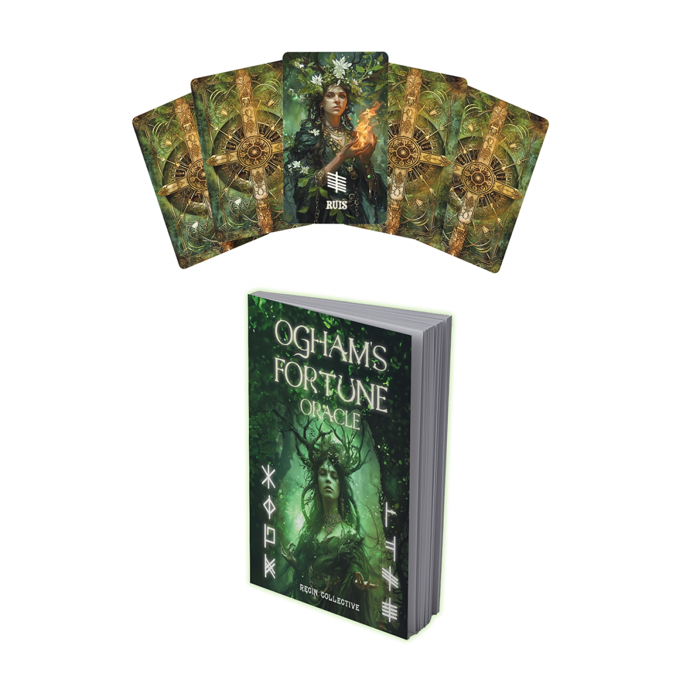 Toptan%20Ogham’s%20Fortune%20Oracle%20Tarot%20Destesi